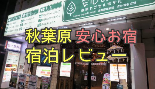 【宿泊記】秋葉原のバリ風カプセルホテル「安心お宿 秋葉原」に泊まってきた