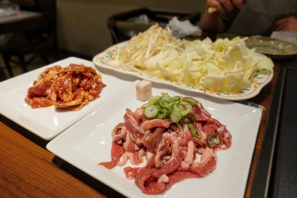 生ラムジンギスカン焼き野菜セット（1,760円）を2つ注文